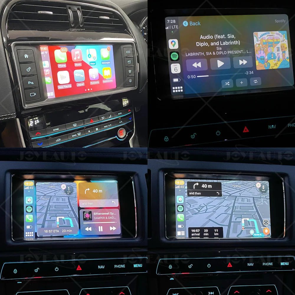 Joyeauto for Jaguar XF XE F-Pace 2012-2018 Wireless Apple Carplay Android Auto Car Play Aftermarket Retrofit Kit Box Mirror-Link Allinoneshop-24