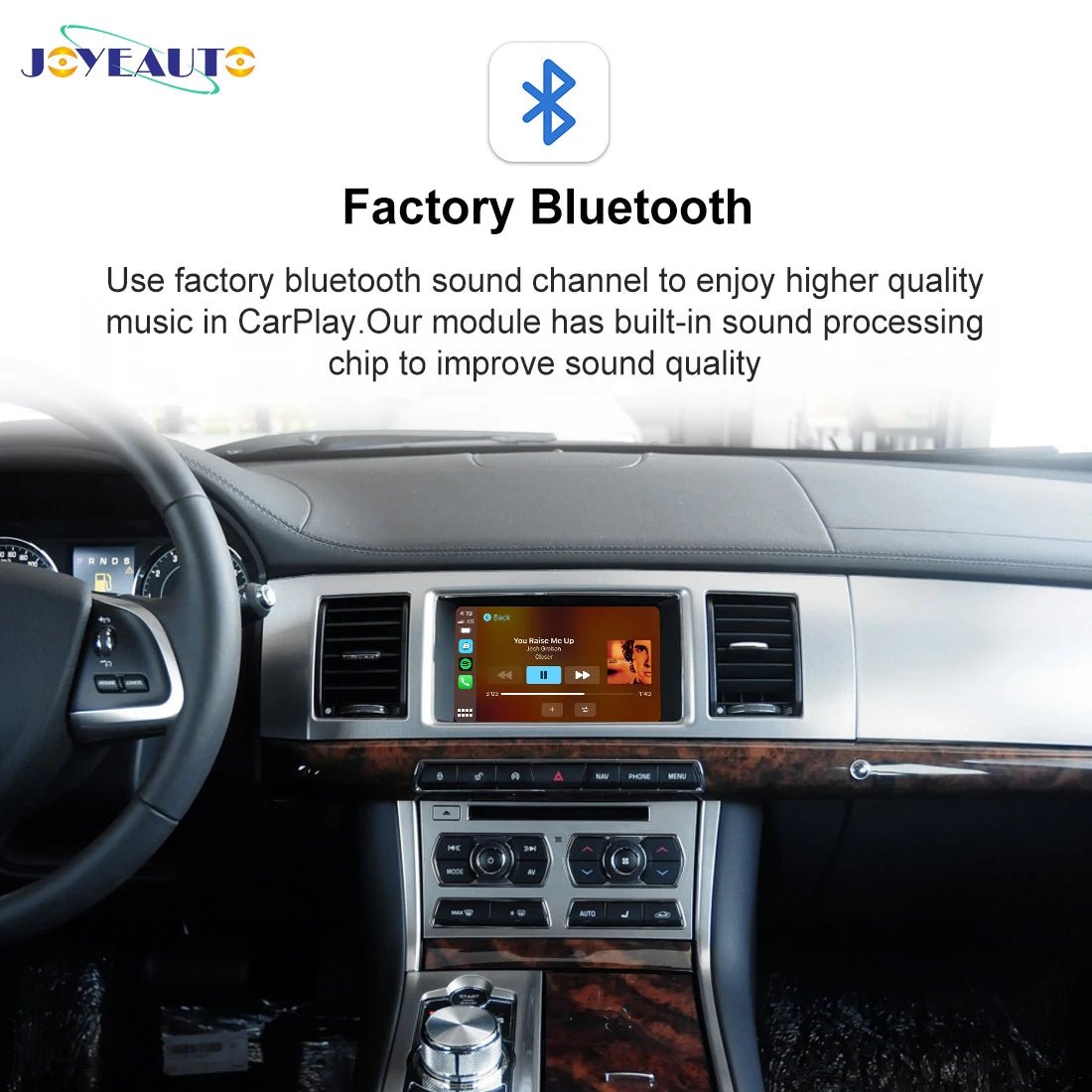 Joyeauto for Jaguar XF XE F-Pace 2012-2018 Wireless Apple Carplay Android Auto Car Play Aftermarket Retrofit Kit Box Mirror-Link Allinoneshop-24