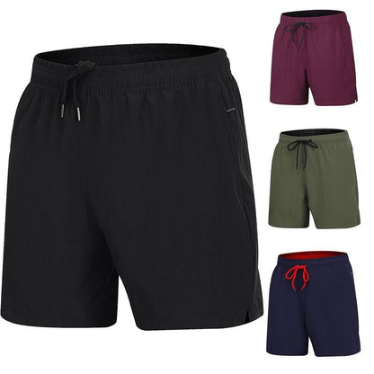 Jurunfeng Men'S Solid Swim Trunks Quick Dry Beach Shorts，Regular Fit Casual Fashion Comfy Shorts for Summer，With Zipper Pockets and Mesh Lining Activewear Allinoneshop-24