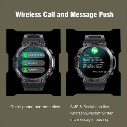 K56Pro Smart Watch for Men Heart Rate Blood Bluetooth Sport 400Mah Long Standby 1.39 Inch 360*360 HD Screen Outdoors Smartwatch Allinoneshop-24