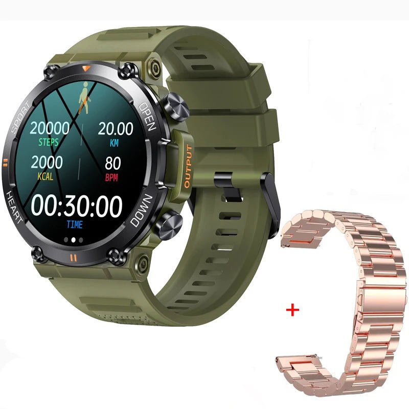 K56PRO Smart Watch Men Fitness Tracker Bluetooth Call Smartwatch Sport Modes Heart Rate Blood Pressure Monitor for Android IOS Allinoneshop-24