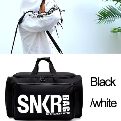 Large Multiple Compartment Sport Training Gym Bags Men Sneaker Gym Bag Shoes Packing Cube Organizer Waterproof Shoulder Bag SNKR Allinoneshop-24