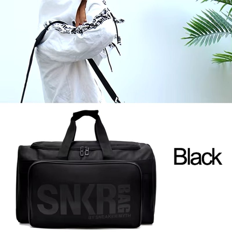 Large Multiple Compartment Sport Training Gym Bags Men Sneaker Gym Bag Shoes Packing Cube Organizer Waterproof Shoulder Bag SNKR Allinoneshop-24