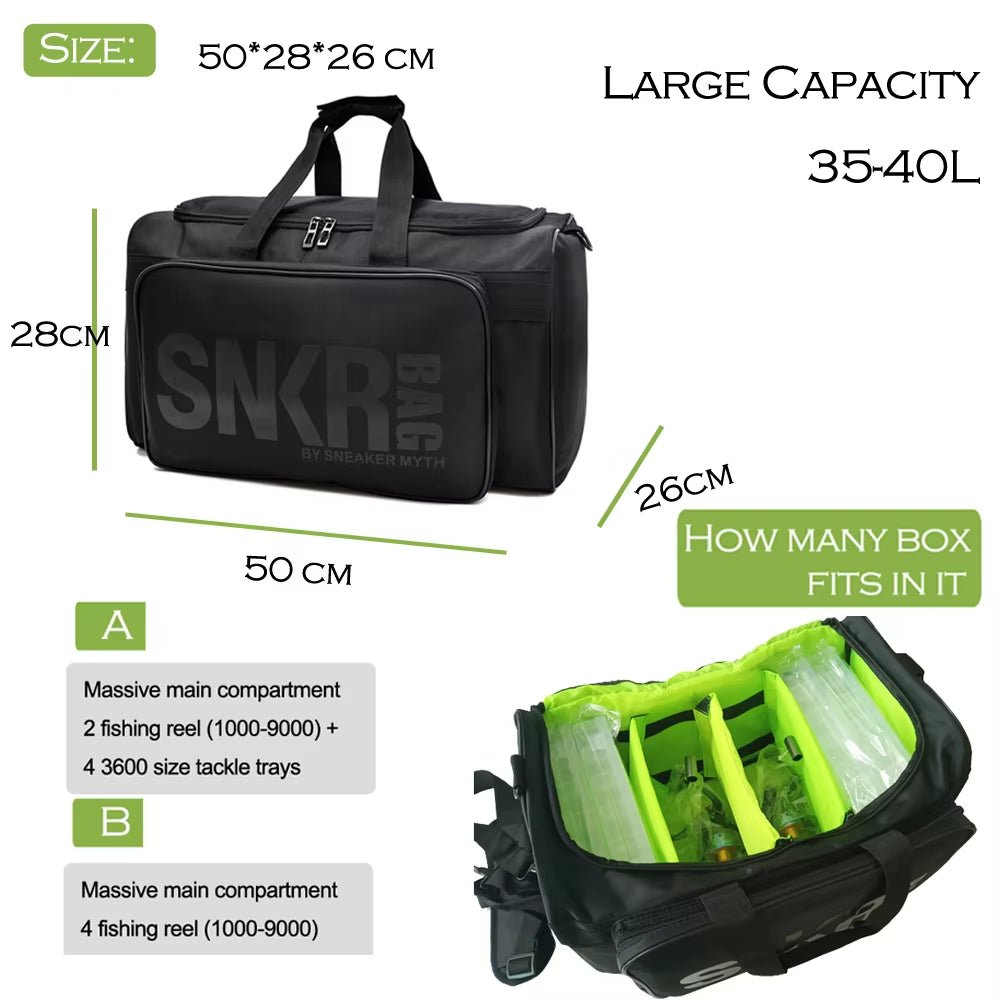 Large Multiple Compartment Sport Training Gym Bags Men Sneaker Gym Bag Shoes Packing Cube Organizer Waterproof Shoulder Bag SNKR Allinoneshop-24