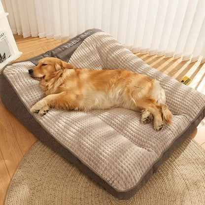 Large Thick Scratch-Resistant Spine Protection Dog Cushion Bed Allinoneshop-24