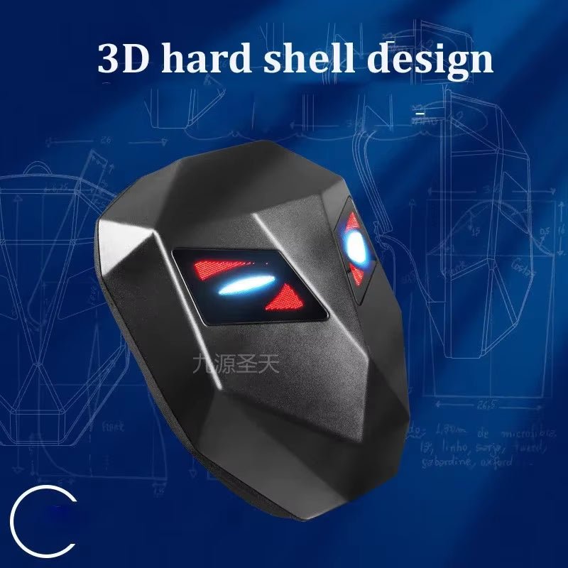 LED Locomotive Backpack Display Scree Business Travel Laptop Backpack Men Outdoor Expanded Motorcycle Cycling Backpack for Woman Allinoneshop-24