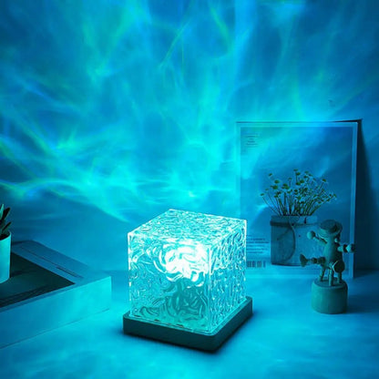 Light Projector Rotating Ocean Wave Projector 16 Colors Changing Remote Control Plug-Play LED Projector Water Wave Lamp Allinoneshop-24