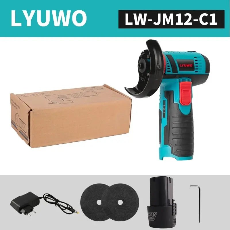 LYUWO Micro Angle Grinder, Filling Grinder for Diamond Cutting, Wireless Power Tool, 12V Allinoneshop-24