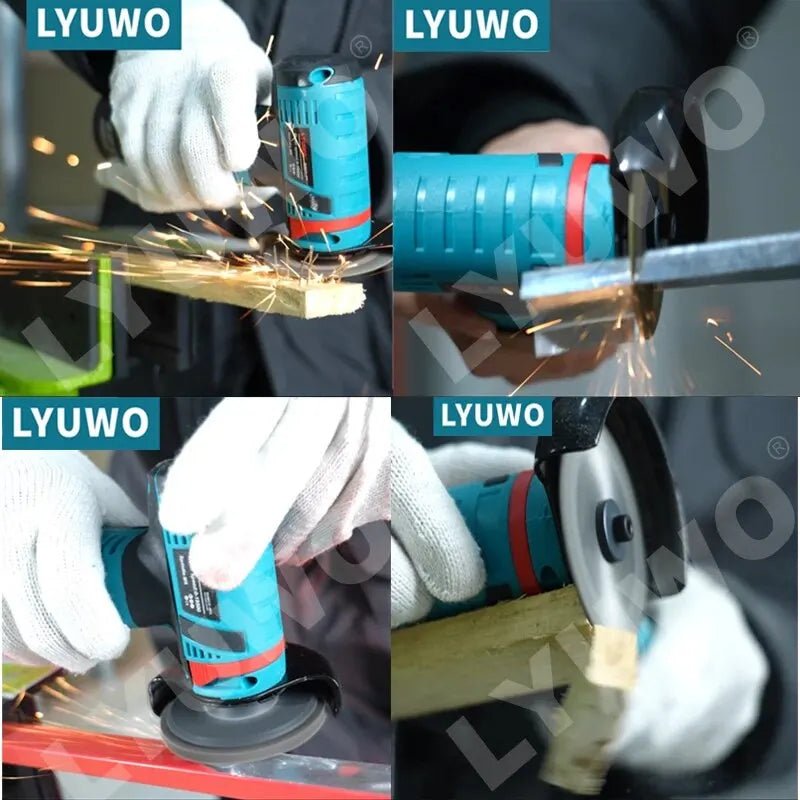 LYUWO Micro Angle Grinder, Filling Grinder for Diamond Cutting, Wireless Power Tool, 12V Allinoneshop-24