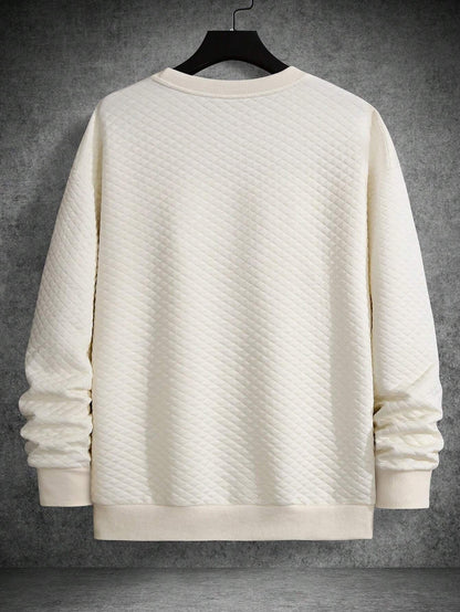 Manfinity Homme Men'S Drop Shoulder Plain Long Sleeve Going Out Casual Sweatshirt, Boyfriend Gift Allinoneshop-24