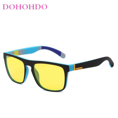 Men Night Vision Glasses Women Polarized Sunglasses Yellow Lens Anti-Glare Goggle Night Driving Sunglasses Eyewear UV400 Allinoneshop-24