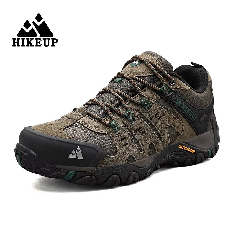 Men'S Hiking Shoes Suede Leather Outdoor Shoes Wear-Resistant Men Trekking Walking Hunting Tactical Sneakers Allinoneshop-24
