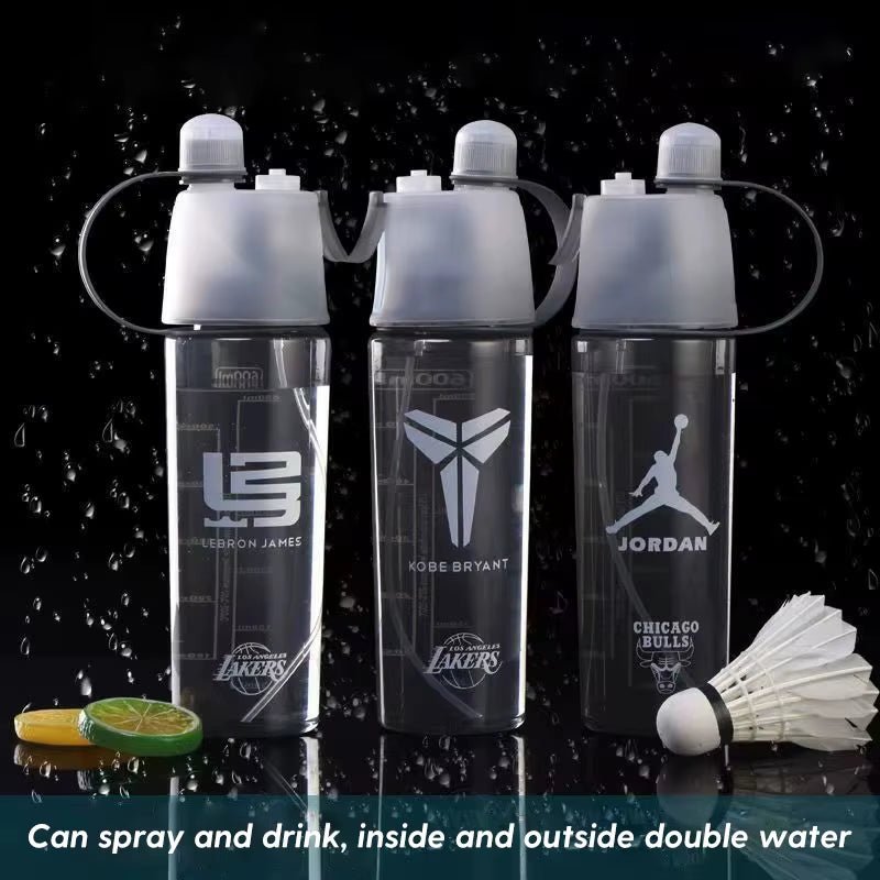 Misting Water Bottle 2In1 Mist with No Leak Drinkware Riding Climbing Mist Kettle Outdoor Sport Moisturizing Spray Water Bottle Allinoneshop-24