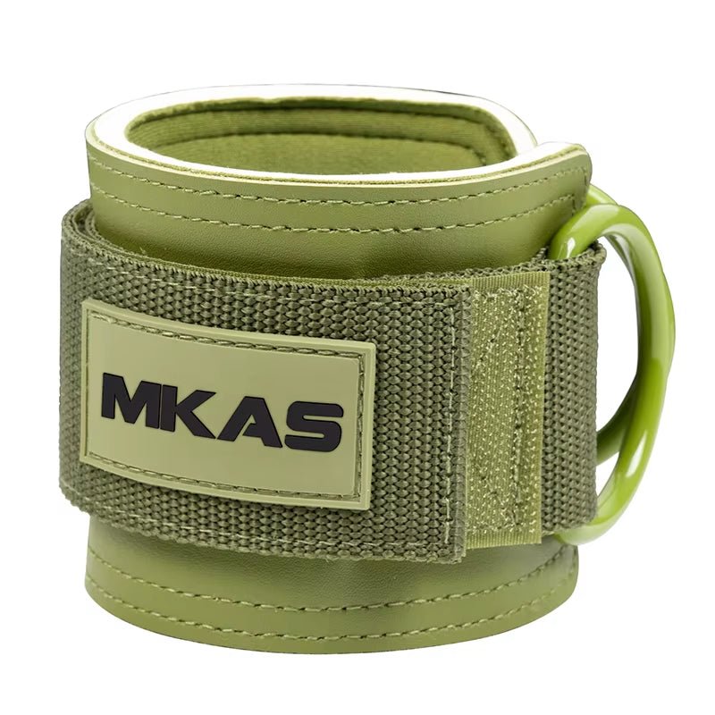 MKAS Workout Custom Adjustable Nylon Gym Weightlifting Ankle Weight Strap Fitness for Cable Machine Ankle Straps Allinoneshop-24