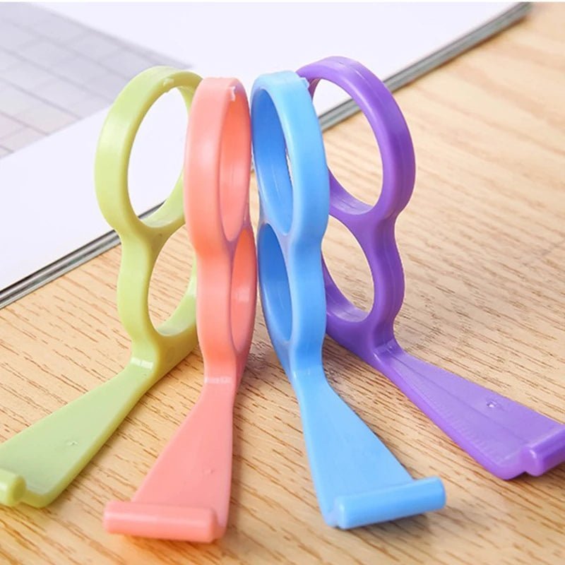 Mobile Phone Grip Holder Finger Ring Support Plastic Cellphone Handheld Bracket Desktop Mount Stand Bracket for Iphone Sumsung Allinoneshop-24