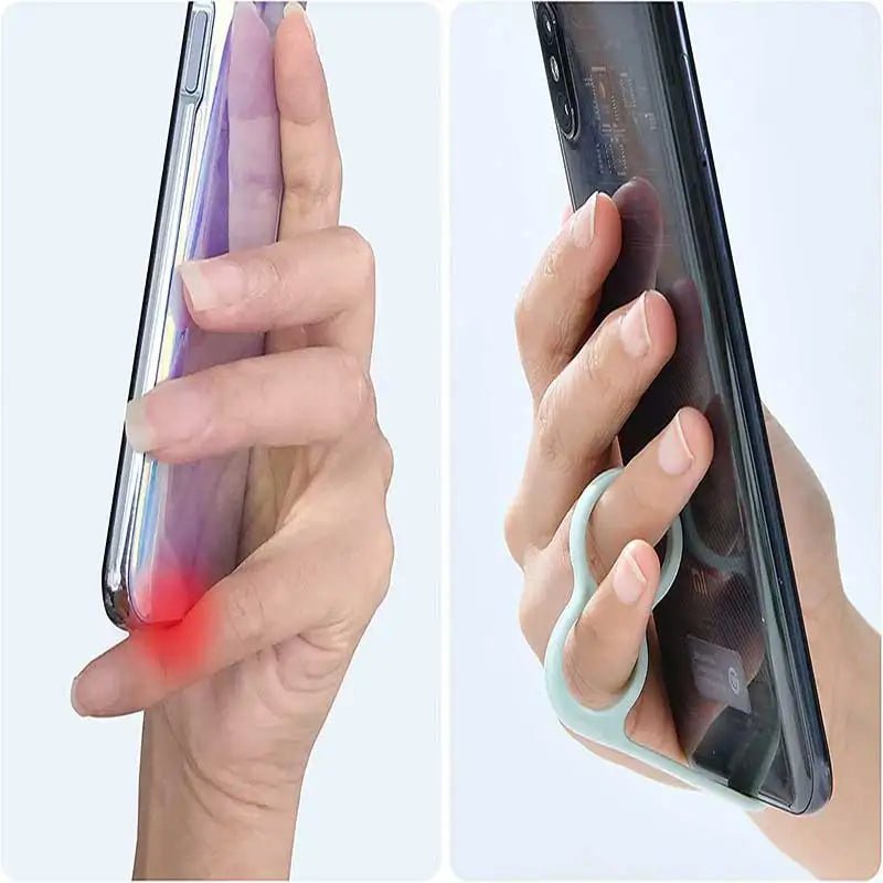 Mobile Phone Grip Holder Finger Ring Support Plastic Cellphone Handheld Bracket Desktop Mount Stand Bracket for Iphone Sumsung Allinoneshop-24