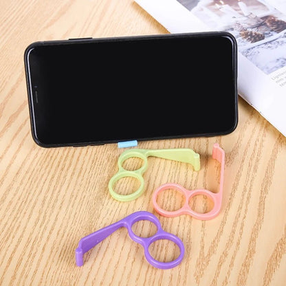 Mobile Phone Grip Holder Finger Ring Support Plastic Cellphone Handheld Bracket Desktop Mount Stand Bracket for Iphone Sumsung Allinoneshop-24