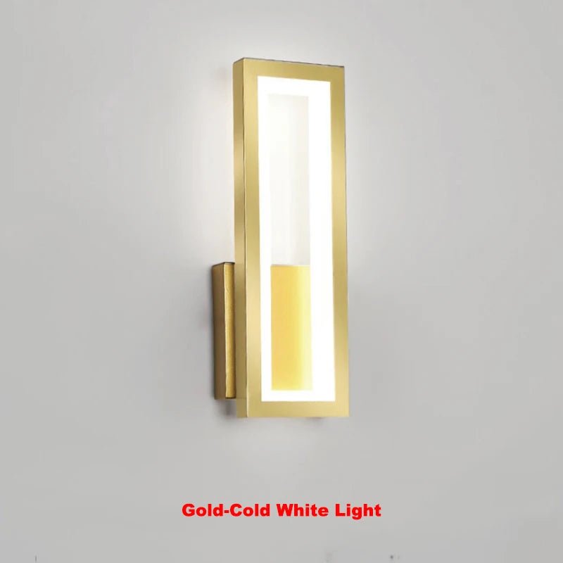 Modern Minimalist Wall Lamps Home Decor Living Room Bedroom Bedside 17W Ac96V-260V Led Sconce Black White Light Aisle Decoration Allinoneshop-24