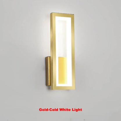 Modern Minimalist Wall Lamps Home Decor Living Room Bedroom Bedside 17W Ac96V-260V Led Sconce Black White Light Aisle Decoration Allinoneshop-24