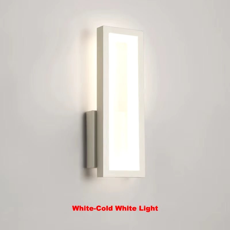 Modern Minimalist Wall Lamps Home Decor Living Room Bedroom Bedside 17W Ac96V-260V Led Sconce Black White Light Aisle Decoration Allinoneshop-24