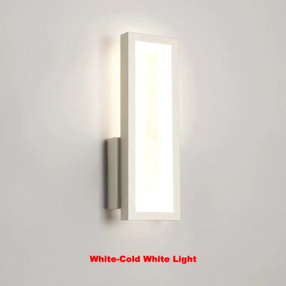 Modern Minimalist Wall Lamps Home Decor Living Room Bedroom Bedside 17W Ac96V-260V Led Sconce Black White Light Aisle Decoration Allinoneshop-24