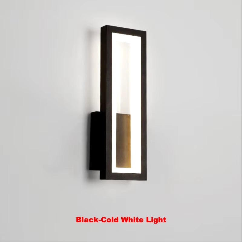 Modern Minimalist Wall Lamps Home Decor Living Room Bedroom Bedside 17W Ac96V-260V Led Sconce Black White Light Aisle Decoration Allinoneshop-24
