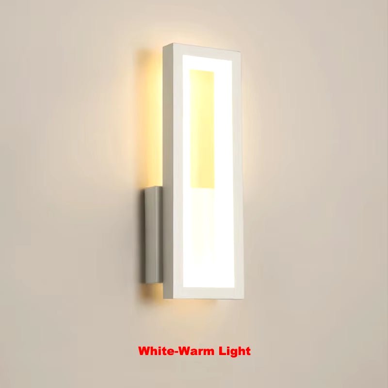 Modern Minimalist Wall Lamps Home Decor Living Room Bedroom Bedside 17W Ac96V-260V Led Sconce Black White Light Aisle Decoration Allinoneshop-24