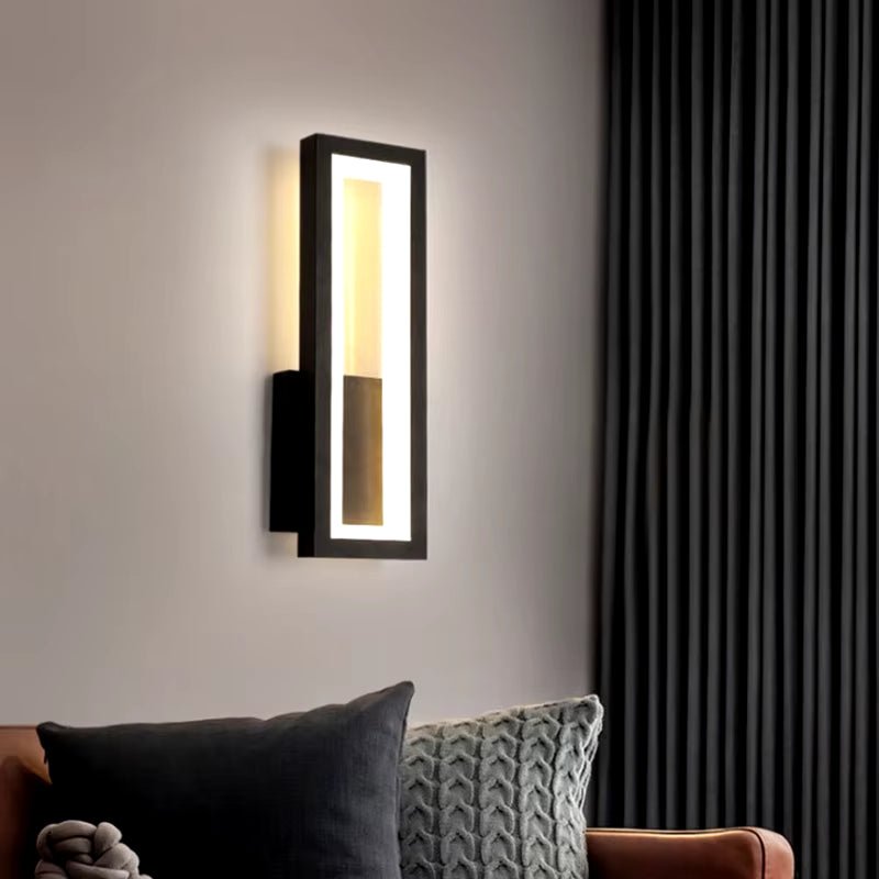 Modern Minimalist Wall Lamps Home Decor Living Room Bedroom Bedside 17W Ac96V-260V Led Sconce Black White Light Aisle Decoration Allinoneshop-24