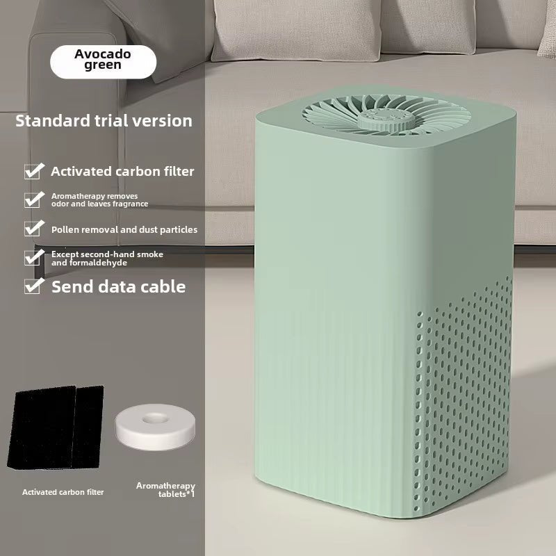 New Home Use USB Desktop Air Purifier HEPA Aromatherapy Odor Removal Dust Removal Electric Battery for Indoor Use Cross-Border Allinoneshop-24
