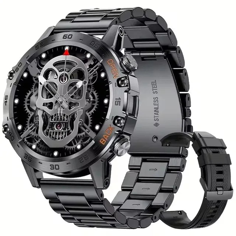 New1.39" Bluetooth Call Smart Watch Men Outdoor Sport Fitness Heart Rate Health Monitoring Smartwatch for Android IOS Phone Allinoneshop-24