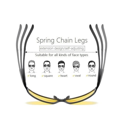 Night Vision Glasses Men Aluminium Magnesium Frame Polarized Night Vision Goggles for Car Driving anti Glare Glasses 2179 Allinoneshop-24