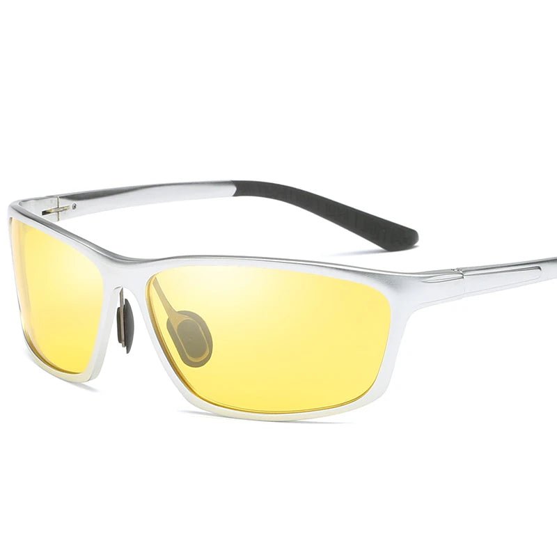 Night Vision Glasses Men Aluminium Magnesium Frame Polarized Night Vision Goggles for Car Driving anti Glare Glasses 2179 Allinoneshop-24