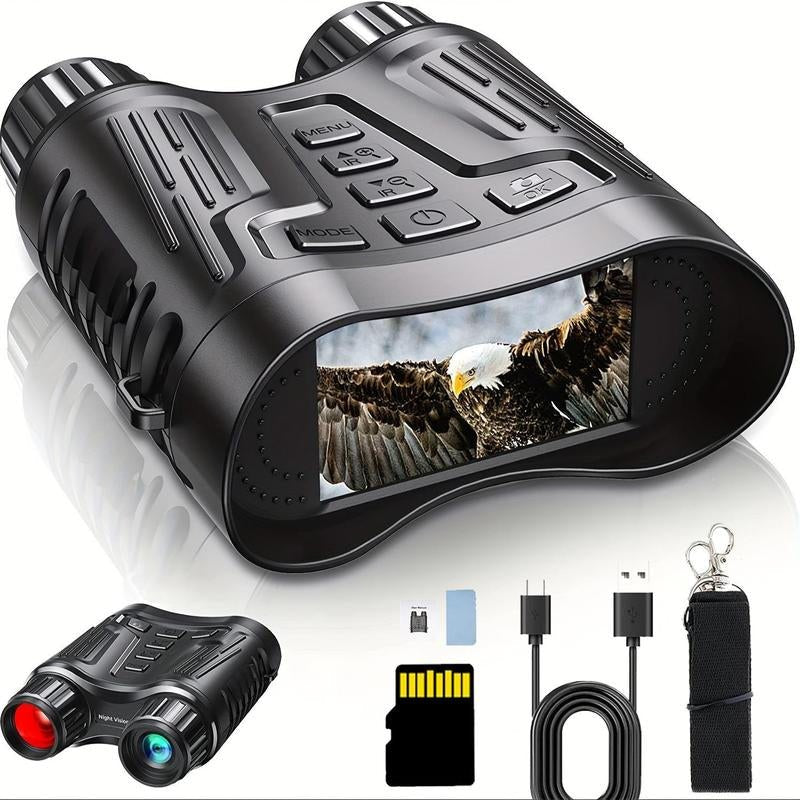 Night Vision Goggles with 32GB Card, 8X Digital Zoom Binoculars for Day & Night Use, Survival Telescopes, Waterproof Outdoor Camping & Hiking Equipment for Gifts, Travel Accessory Allinoneshop-24