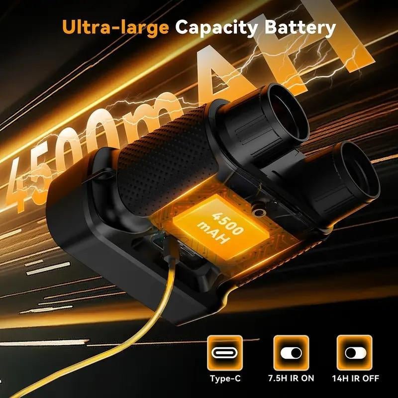 Night Vision Goggles with 32GB Card, 8X Digital Zoom Binoculars for Day & Night Use, Survival Telescopes, Waterproof Outdoor Camping & Hiking Equipment for Gifts, Travel Accessory Allinoneshop-24