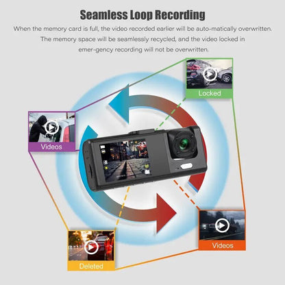 Night Vision Three Lens Vehicle Data Recorder Allinoneshop-24