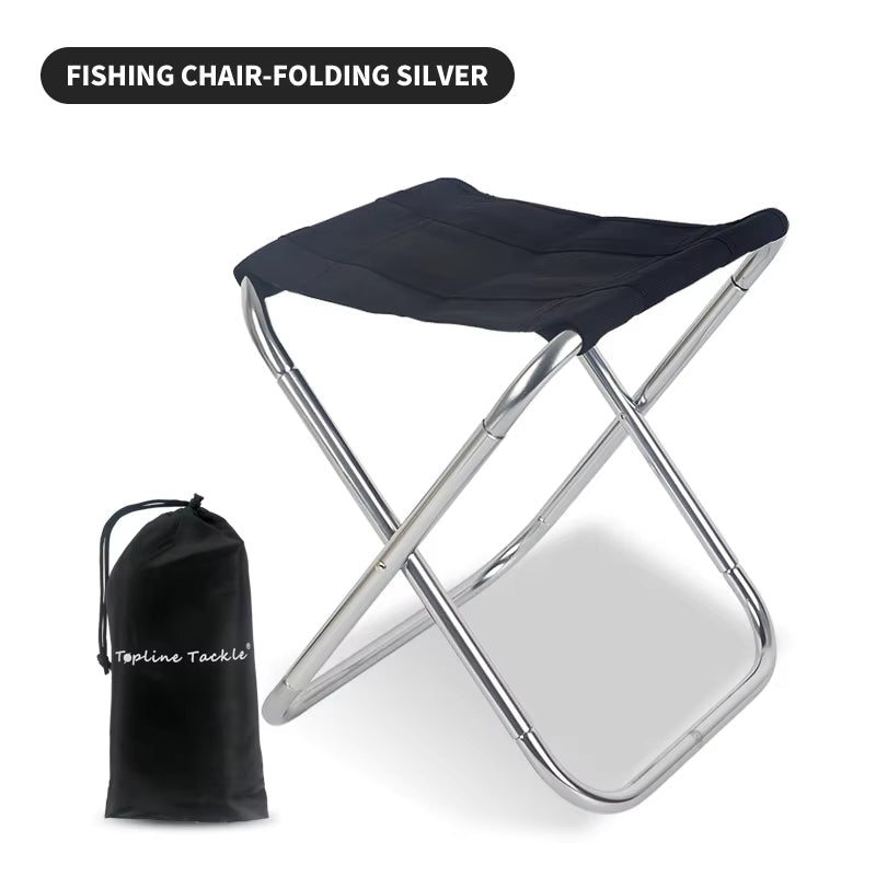 Outdoor Aluminium Alloy Portable Folding Picnic Camping Stool Mini Storage Fishing Chair Ultralight Furniture Allinoneshop-24