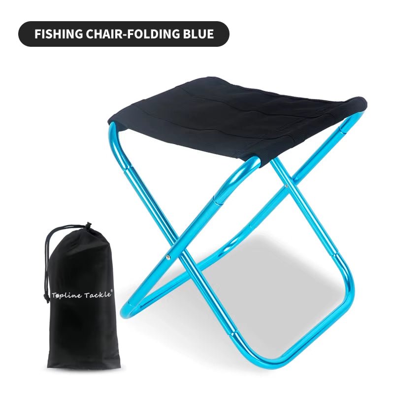 Outdoor Aluminium Alloy Portable Folding Picnic Camping Stool Mini Storage Fishing Chair Ultralight Furniture Allinoneshop-24