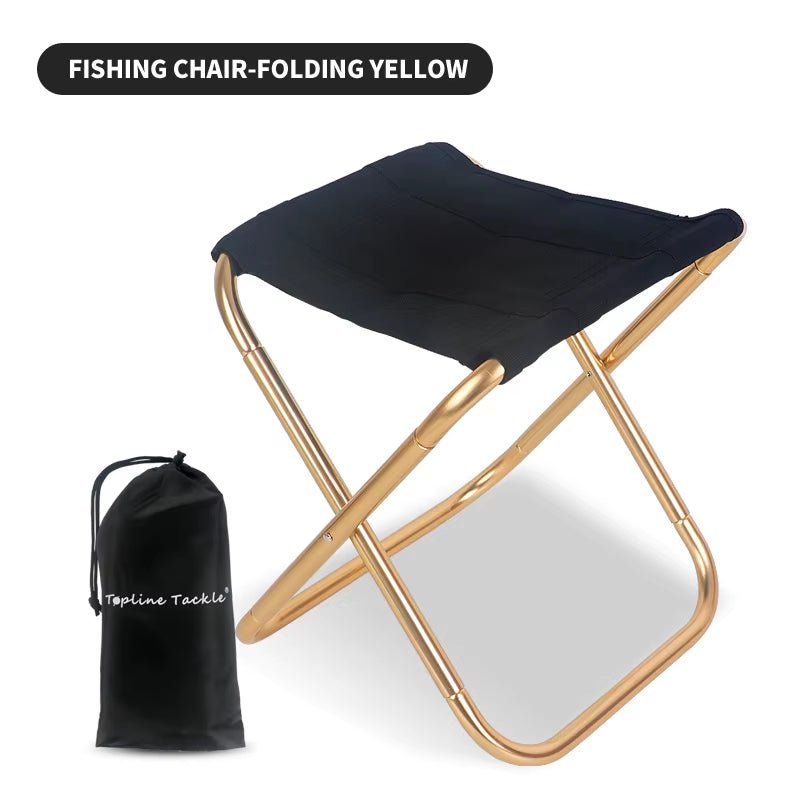 Outdoor Aluminium Alloy Portable Folding Picnic Camping Stool Mini Storage Fishing Chair Ultralight Furniture Allinoneshop-24