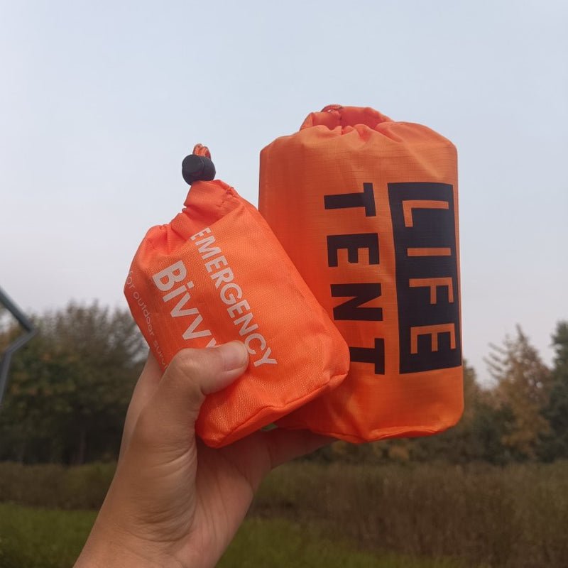 Outdoor Orange Emergency Tent PE Allinoneshop-24
