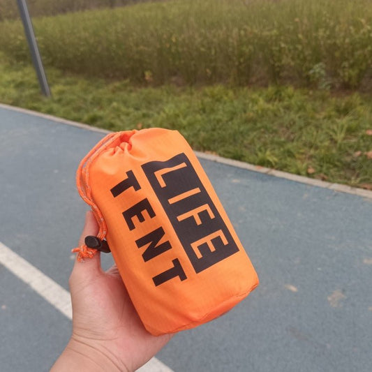 Outdoor Orange Emergency Tent PE Allinoneshop-24