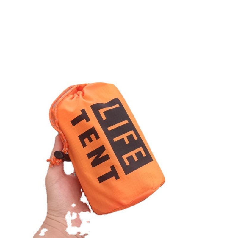 Outdoor Orange Emergency Tent PE Allinoneshop-24