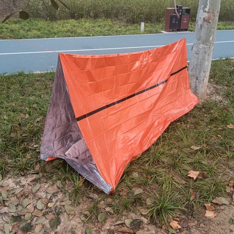 Outdoor Orange Emergency Tent PE Allinoneshop-24