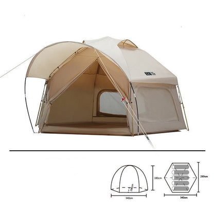 Outdoor Thickened Rainproof Portable Folding Automatic Camping Tent Allinoneshop-24