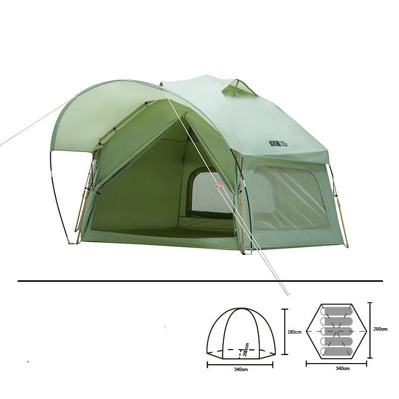 Outdoor Thickened Rainproof Portable Folding Automatic Camping Tent Allinoneshop-24