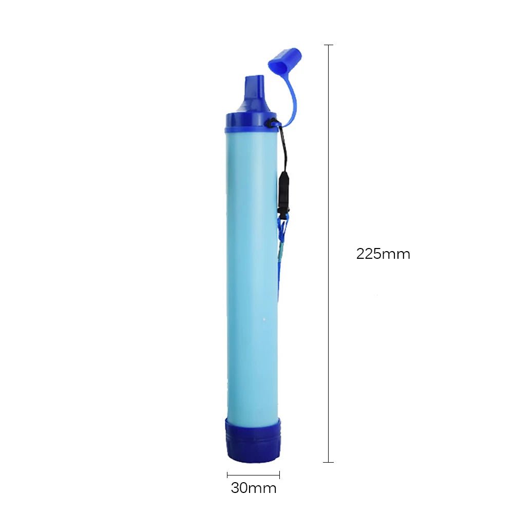 Portable Outdoor Water Purifier Camping Hiking Emergency Survival Water Filter Filtration Straws Allinoneshop-24