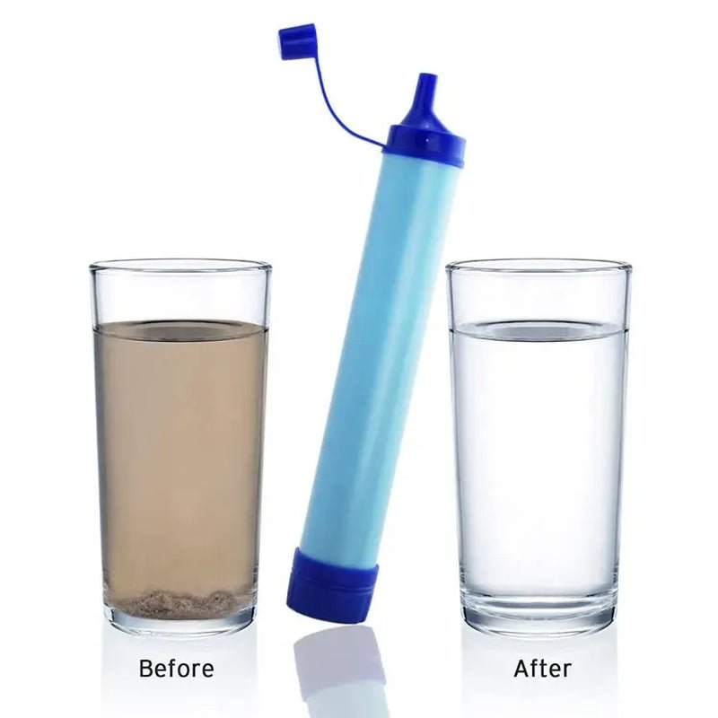 Portable Outdoor Water Purifier Camping Hiking Emergency Survival Water Filter Filtration Straws Allinoneshop-24