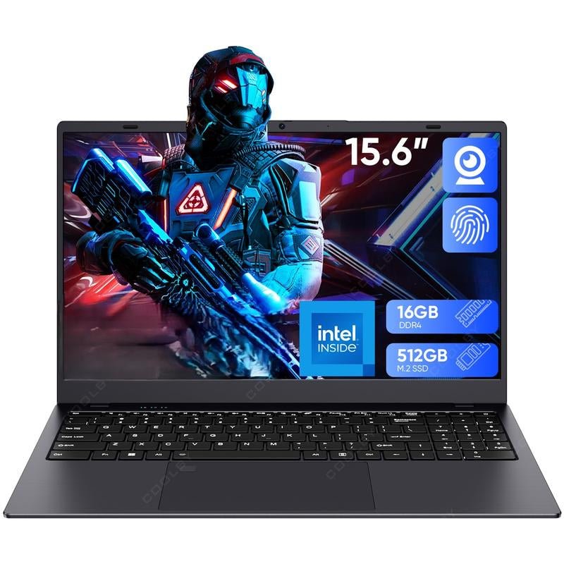 ‌Powerful 2025 Laptop for Work/Study: 15.6" FHD Screen, Intel 10Nm Quad-Core, 16GB DDR4 + 512GB Nvme, Privacy Camera Shutter Gaming Notebook Allinoneshop-24
