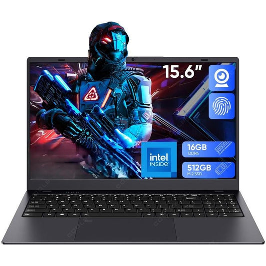 ‌Powerful 2025 Laptop for Work/Study: 15.6" FHD Screen, Intel 10Nm Quad-Core, 16GB DDR4 + 512GB Nvme, Privacy Camera Shutter Gaming Notebook Allinoneshop-24