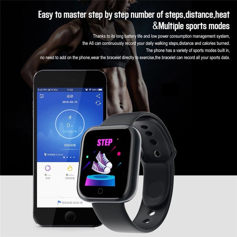 Pro Smart Watch Bluetooth Fitness Tracker Sports Watch Heart Rate Monitor Blood Pressure Smart Bracelet for Android IOS Allinoneshop-24