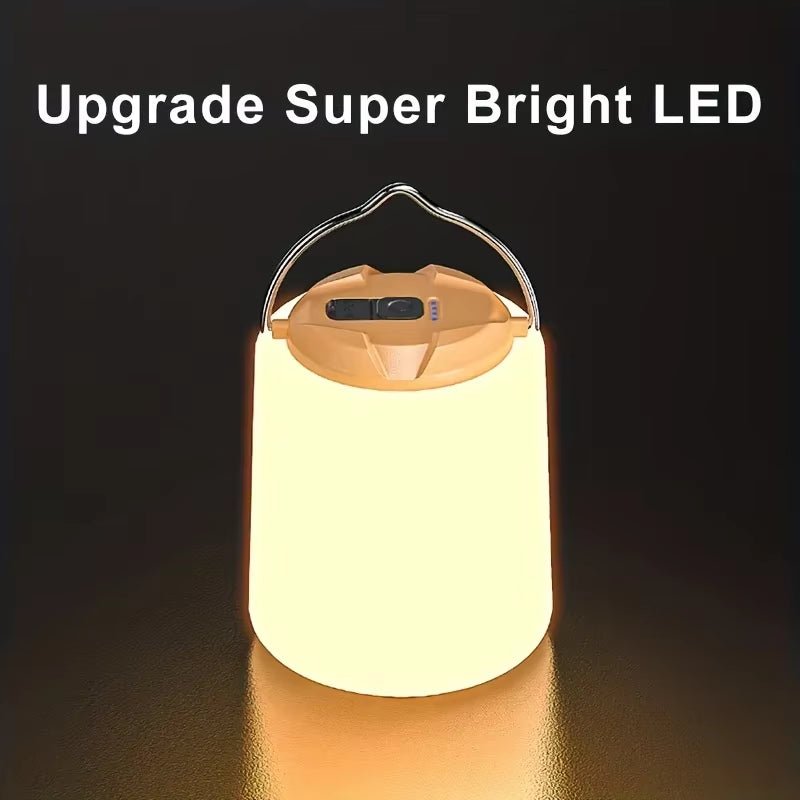Rechargeable LED Camping Lantern with Hook Super Bright Soft Light Tent Light Night Emergency Light Portable Camping Light Allinoneshop-24